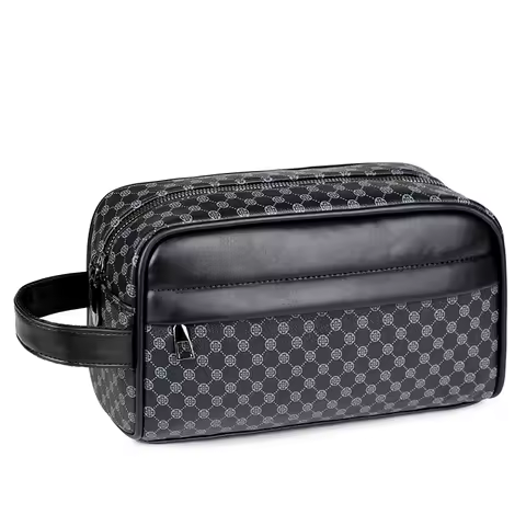 Fashion Men's Clutch Bag High Quality PU Leather Clutch Bags Waist Bag For Men Business Wasit Strap 