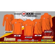 |TSHIRT KKM ORANGE |Baju KEMENTERIAN KESIHATAN|MUSLIMAH|COLLER| Lelaki & Wanita|KKM Work Wear |MIKRO
