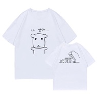 Cute Loose Fit Round Ne Ort Sve T-irt for Women ITZY Yeji Summer Clothing Versatile Comfortable Comm