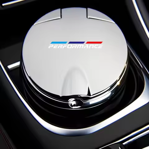 Portable LED Smoke Car Ashtray Cigarette Ash Holds Cup For BMW M Emblem E46 E36 E34 F10 E90 F30 E60 