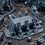 [Dovewill] Unpainted Miniature Building Terrain Hobby Enthusiasts Architecture Model