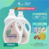 Nước Lau Sàn Bồ Hòn Hữu Cơ Ecocare 4 lít - Diệt khuẩn Đuổi muỗi Chống trơn trượt