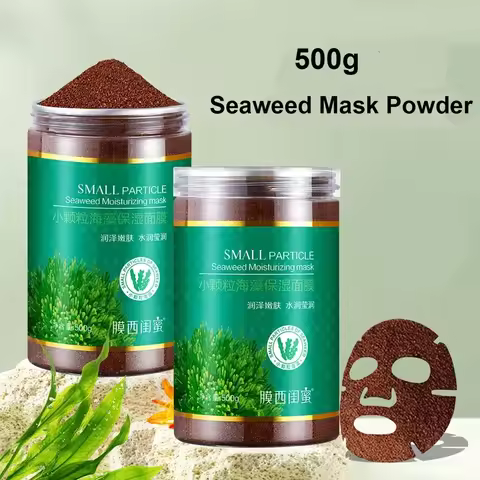 500g/650g Milk Seaweed Jelly Mask Powder Small Particles Marine Algae Moisturizing Mask Mud Softenin