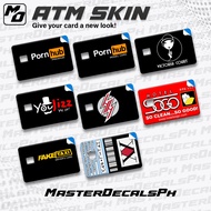 ATM Skin Pornhub Card Skin Card Sticker Vinyl Debit/ATM/beep card sticker skin