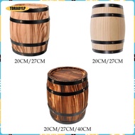 [tdraoylp] Oak Wine Barrel Large Capacity Vintage Port Keg Aging Wood Wine Barrel,Wine
