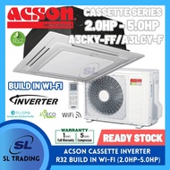 [WEST MSIA] ACSON A3CKY-FF (INVERTER) R32 CASSETTE TYPE AIRCOND (2.0HP, 2.5HP, 3.0HP, 3.5HP, 4.0HP, 5.0HP)