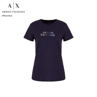 AX Armani Exchange เสื้อยืดผู้หญิง รุ่น AX 3DYT14 YJDGZ1593 - สีกรมท่า