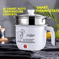 1.8L Non Stick Electric Pot /Mini Rice Cooker With Steamer Frying Pan Electric Cooker