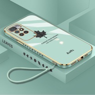 Casing Redmi 10 5G 10 Prime 10A 10C 12 12C Maple Leaf Pattern Mobile Phone Case For soft case phone 