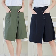 Eyouth 10105 women culottes high waist loose ladies 3/4 pants
