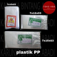 Tjemara CKP PP plastic bags 7x10, 7x12, 7x15 Plastic Bag Transparent Plastic Packaging