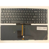 US Layout for MP-13H83U4J430B 13H83USJ430B P/N;6-80-P6501 P6500 laptop keyboard