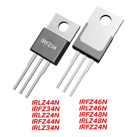 10PCS IRLZ44N IRFZ34N IRLZ24N IRFZ44N IRLZ34N IRFZ46N IRLZ46N IRFZ48N IRLZ48N IRFZ24N