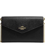 Coach Envelope Clutch Crossbody Bag in Black CH518