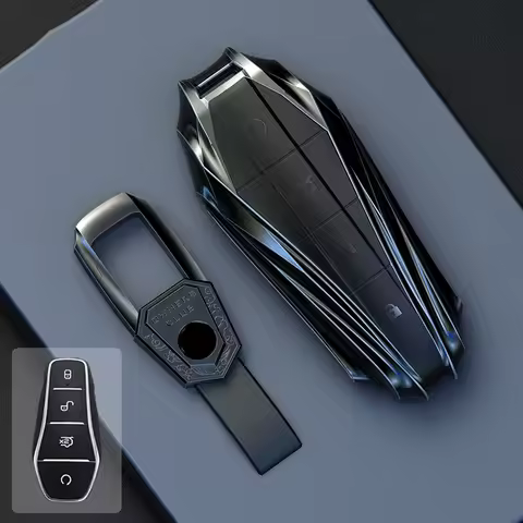 Car Zinc Alloy Key Case For BYD Atto 3 Han EV Dolphin Durable Second Song Pro Tang Dm QIn PLUS MAX Y