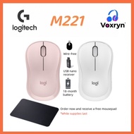 Logitech M221 Silent Plus - 90% Quieter, 10m Range, Win/Mac/Chrome OS