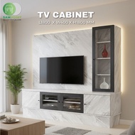 🔥NEW FOR 2026🔥Kabinet TV Sekali Rak / Kabinet TV Ruang Tamu / Rak TV / Almari TV 60 inch / TV Wall u