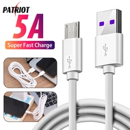 [AUTO&3C]5A Fast Charging Android Cable USB 2.0, 1M/1.5M/2M Durable Micro-USB Cord with Tangle-Free 
