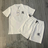 Bộ thể thao nam chất vân gạo dập nổi logo thêu phong cách trẻ trung nam tính - Bn06