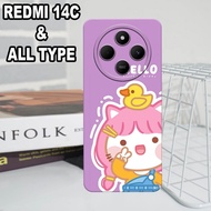 CC40 Flexible rubber softcase/ for REDMI 14C 2024 Latest REDMI 14C girl's Motif/case REDMI 14C 2024 