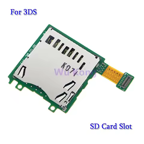 1PCS For 3DS SD Card Slot Reader Socket Original sd card slot for 3ds Game Console Repair Parts