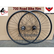 Foxter 700c Road Racing Bike Rim Bicycle (sepasang/pair)