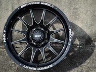 New Flow Forming 4x4 OFFROAD Sport Rim Copy GAIA RACING WHEELS 18x9.5J 6x139 ET-10 Black SP / Black 