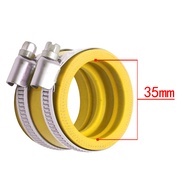 Motorcycle Carburetor Rubber Adapter 35mm/40mm/42mm/45mm Inlet Pipe Intake Motorbike Accessories