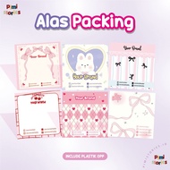 [INCLUDE PLASTIC] PAPER PACKAGING BASE PACKING FREEBIES COQUETTE RING BRACELET CUSTOM PACKAGING ACCE