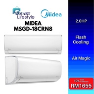 MIDEA 2.0HP Xtreme Dura Non Inverter Wall Mounted Split MSGD-18CRN8