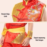 Xie CostumeImlekKidsBajuKungfuSleevelessBelaDiriWushuCinaChina