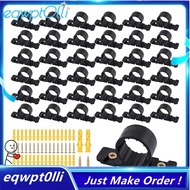 eQQ50 Pack Pipe Supports Tubing Clamps Suspension for Pex Pipe Clamp with Screws for Pex, Copper, CP