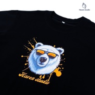Haven Studio Unisex T-shirt - Big Bear - Oversize Form 100% Cotton - Local Brand - Korean Style