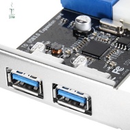 RP742 2 Ports 5Gbps PCI-E to USB 3.0 ExpansionAdapter for Win XP 7 8 1