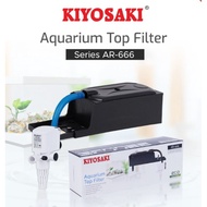 MESIN Top Filter Aquarium Kiyosaki AR 666 Box Handle, Blue Hose And Engine