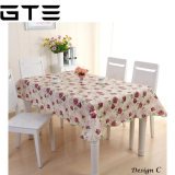 GTE PVC Rectangle Pastoral Style Waterproof Dining Table Cloths (137cm x 183cm) - 4 Designs - C - Fu
