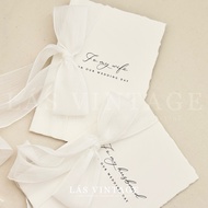 V87 VOWS Cards [14x20cm] - Wedding engagement invitations - VOWS Wedding [Set-2cards]