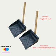 Kafifi Extra Large Black Container Dustpan-Recycled Container-Big Dustpan