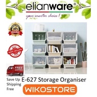 Hot Sales 🔥🔥🔥 / Save RM5.00 Shipping [Wikostore]  Elianware E627 / E-627 Stack Box With Roller/ Stor