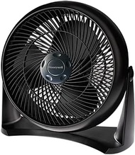 Honeywell HT-908 TurboForce Room Air Circulator Fan, Medium, Black –Quiet Personal Fanfor Home or Office, 3 Speeds and 90 Degree Pivoting Head