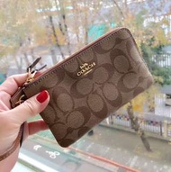 保證正品 Coach 雙層小手拿包