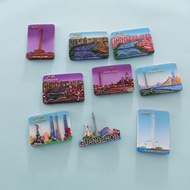 Refrigerator Magnet China Shenzhen Zhuhai Guangzhou Small Waist City Refrigerator Magnet Tourist Han
