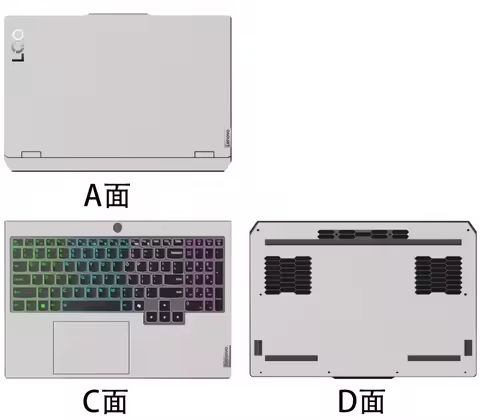 Pre-Cut Laptop Vinyl Decal Cover Sticker Protector For LENOVO LOQ 15AHP10 15IRX10 15IRX9 15ARP9 15AH