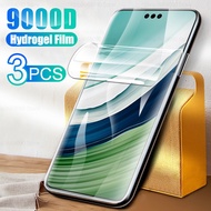 3pcs Clear Hydrogel Film For  Huawei Mate 60 Pro Full Cover Screen Protectors Soft Protective Film H