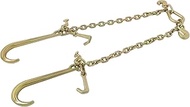 GXYWADY 3/8 X 2 V-Type J Hook Tow Chain Grab Hook Tractor Car Wrecker 0900134 Towing Chain Bridle 78