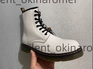 Drmartens馬汀博士男女同款馬丁靴真皮靴子8孔1460白色高幫