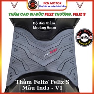 Thảm Cao Su Lót Sàn VinFast Feliz NEO Feliz S Evo 200 Evo Neo Motio Klara. Thảm Cao Su Đúc Dày