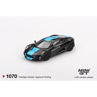 MINI GT 1:64 Jaguar C-X75 Black LHD Diecast Model Car
