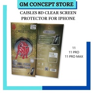 *SCREEN PROTECTOR* CAISLES 8D CLEAR FULL COVERAGE HD NANO SCREEN PROTECTOR FOR IP11, 11 PRO, 11 PRO 