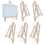 Mini Desktop Desktop Wooden Children's Small Easel Bracket Folding Oil Easel Table Easel Tripod